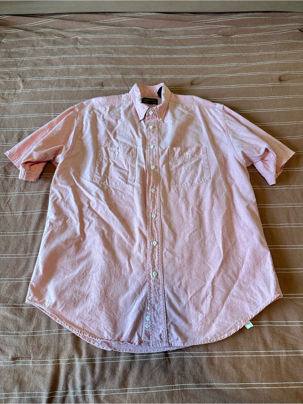 Eddie Bauer Men’s Button Down Short Sleeve Shirt XL Tall
